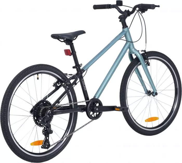 Велосипед 24" PRIDE Glider 4.1 2025 Чорний Блакитний