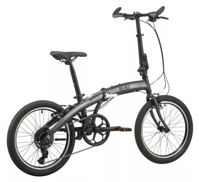 Велосипед складний 20" PRIDE Mini 8 Темно-Сірий